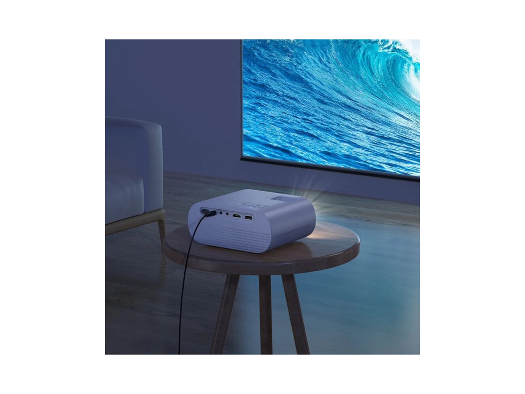 HOCO DT1 Wi-Fi Bluetooth 720P Projector - HD with Wireless Streaming HOCO DT1 Wi-Fi Bluetooth 720P Projector - HD with Wireless Streaming